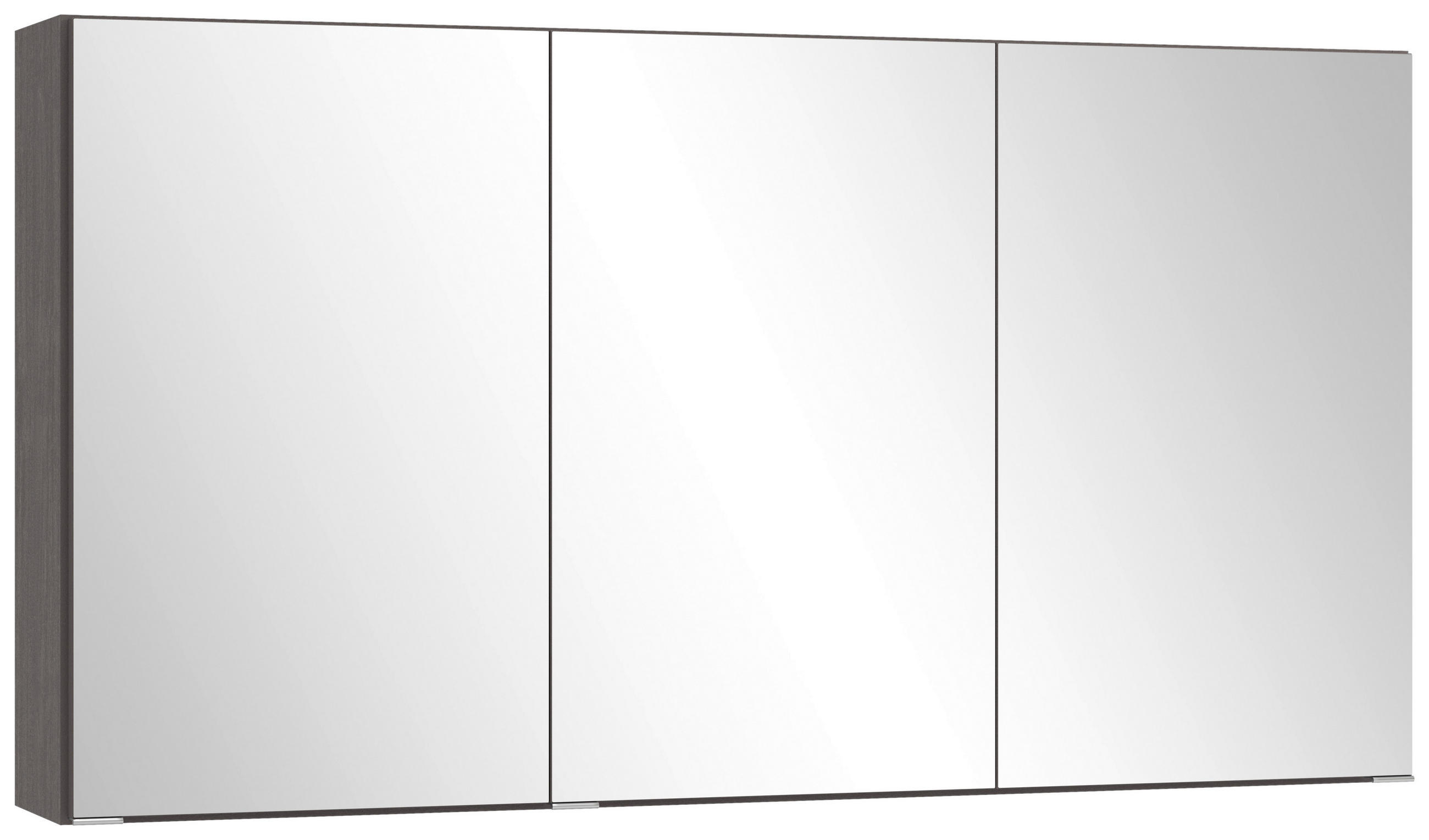 SPIEGELSCHRANK 120/64/20 cm  - Graphitfarben, MODERN, Glas/Holzwerkstoff (120/64/20cm) - Held