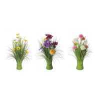 IARBĂ DECORATIVĂ - lila/roz aprins, Lifestyle, plastic/metal (50cm)