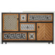 KOMMODE  in 120/84/38 cm  - Multicolor/Schwarz, ROMANTIK / LANDHAUS, Holz/Holzwerkstoff (120/84/38cm) - Landscape