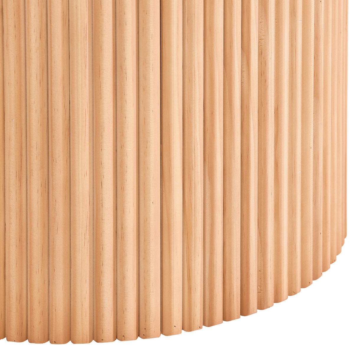 BEISTELLTISCH Kiefer furniert Naturfarben rund  - Naturfarben, Design, Holz/Holzwerkstoff (42/42/42cm) - MID.YOU