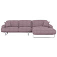 ECKSOFA  in Webstoff Flieder  304/184 cm  - Flieder, Design, Textil/Metall (304/184cm) - Dieter Knoll