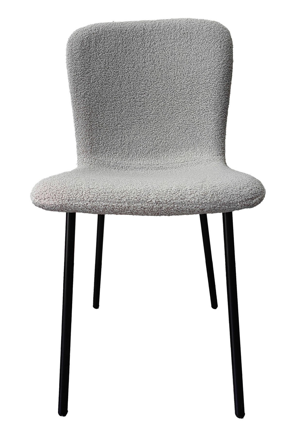 SADA STOLIČIEK 4 kus - čierna/svetlosivá, Modern, kov/textil (44/79/52cm) - Livetastic