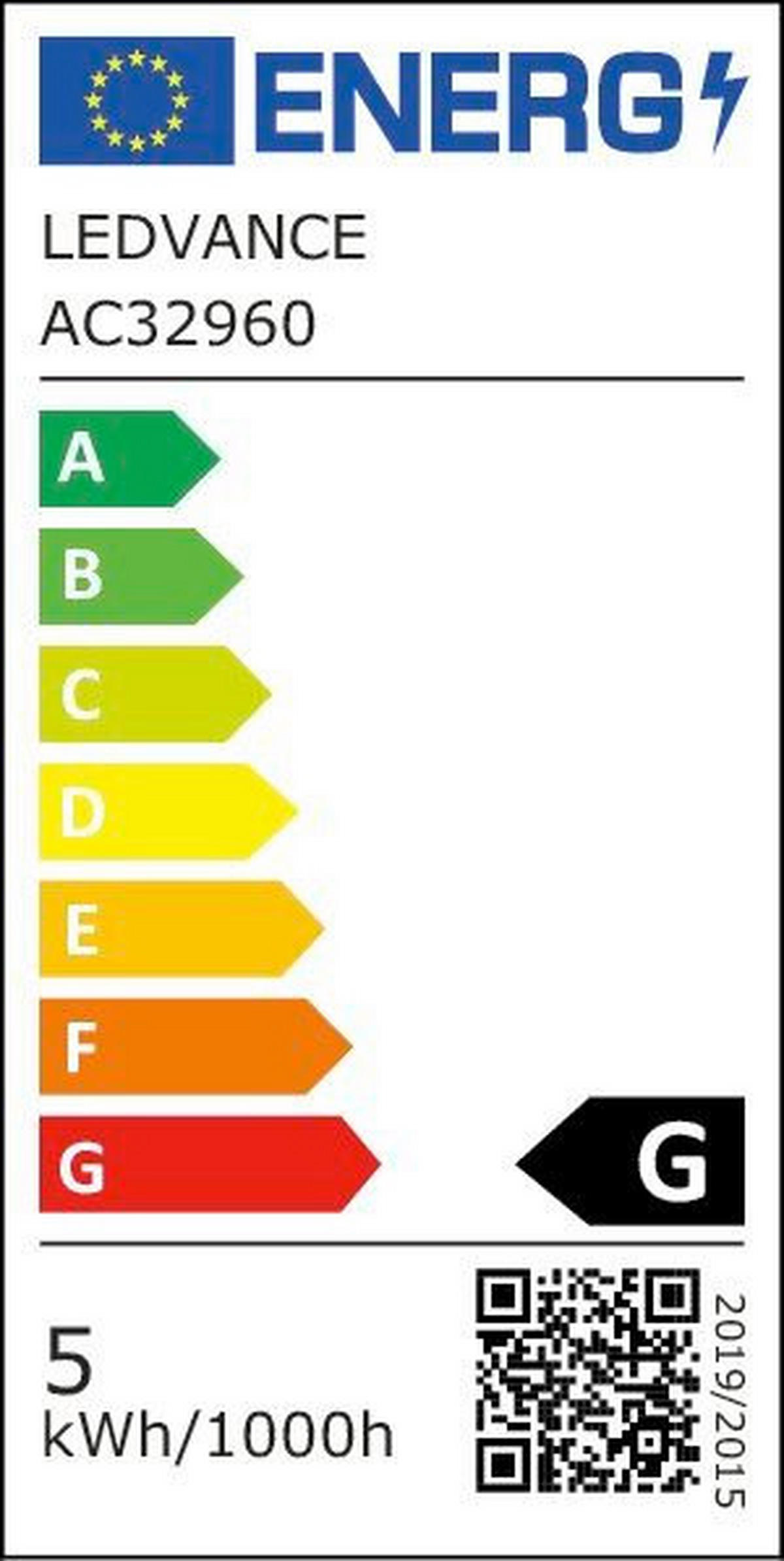 LED-LEUCHTMITTEL   E27 4,5 W 300 lm  - Klar, Basics, Glas (12,4/16,8cm) - Ledvance