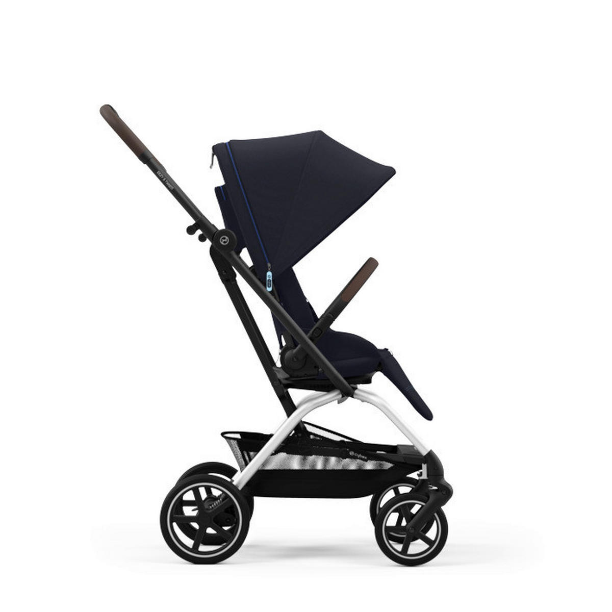 KIŠOBRAN KOLICA  Eezy S Twist+2  - tamno plava/srebrne boje, Basics, tekstil/plastika (80.5/45/105cm) - cybex GOLD