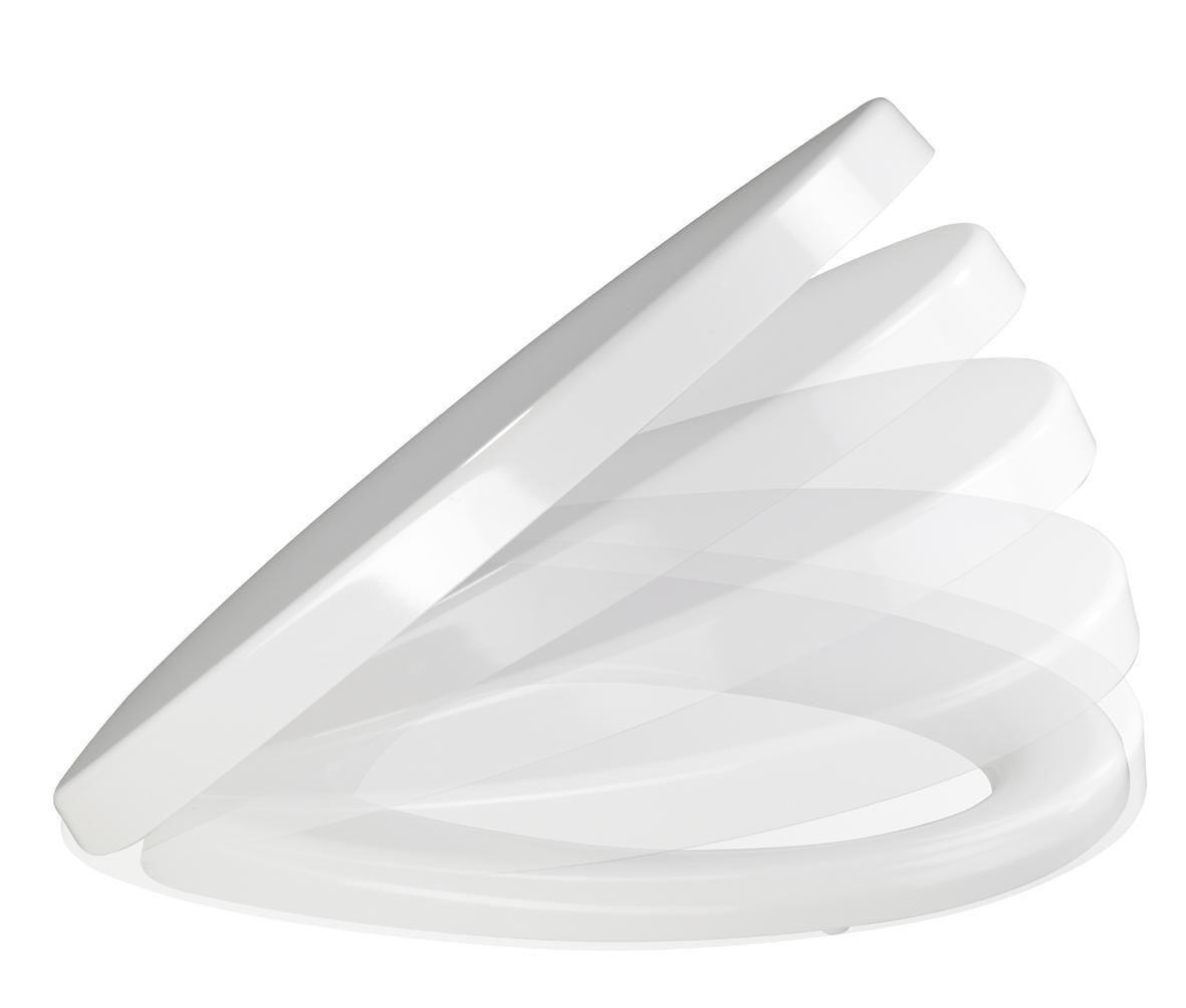 WC ÜLŐKE - fehér, Basics, műanyag (38/5,2/44cm) - Sadena