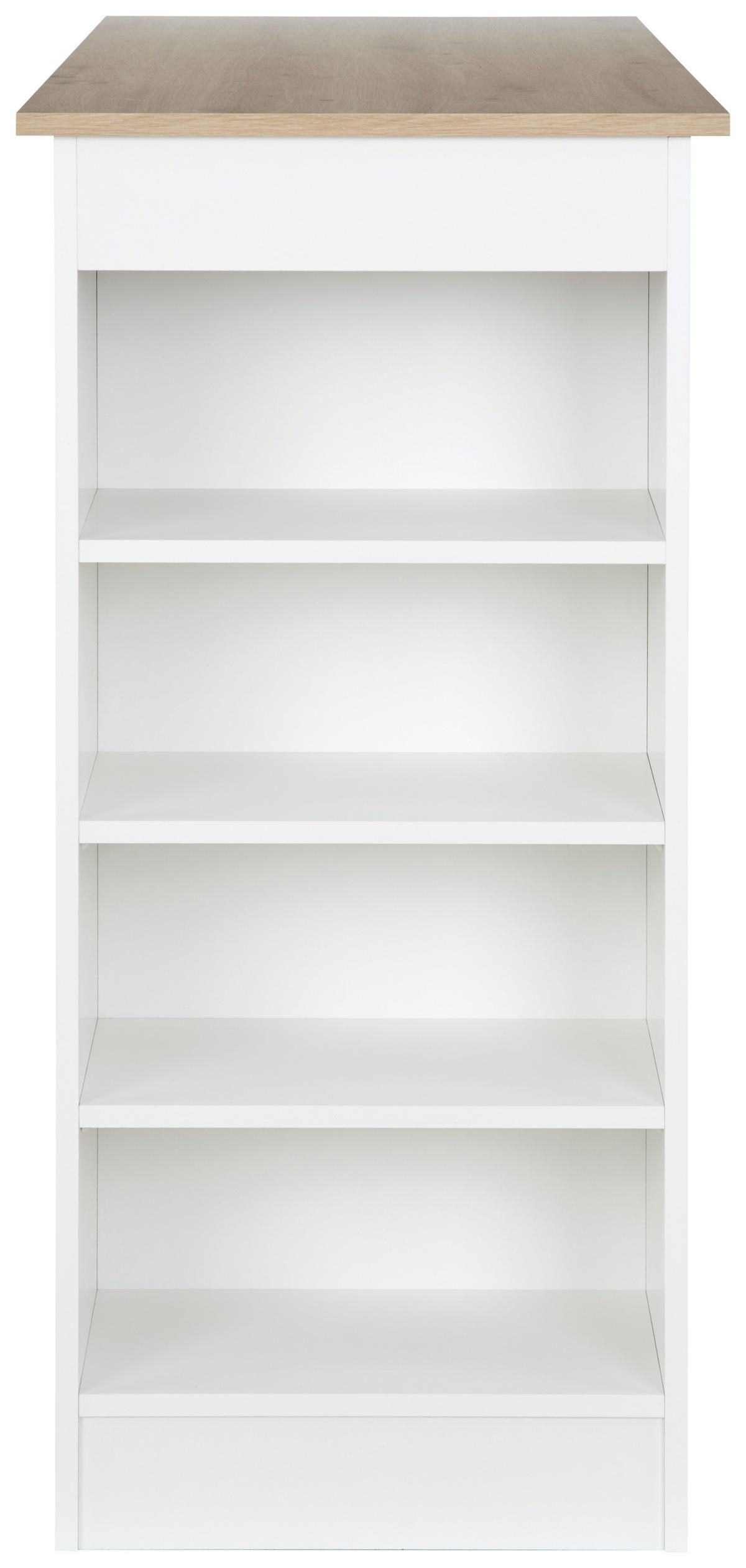 BARBORD i trämaterial  115/50/103 cm  - vit/ekfärgad, Klassisk, trämaterial (115/50/103cm) - Best Price