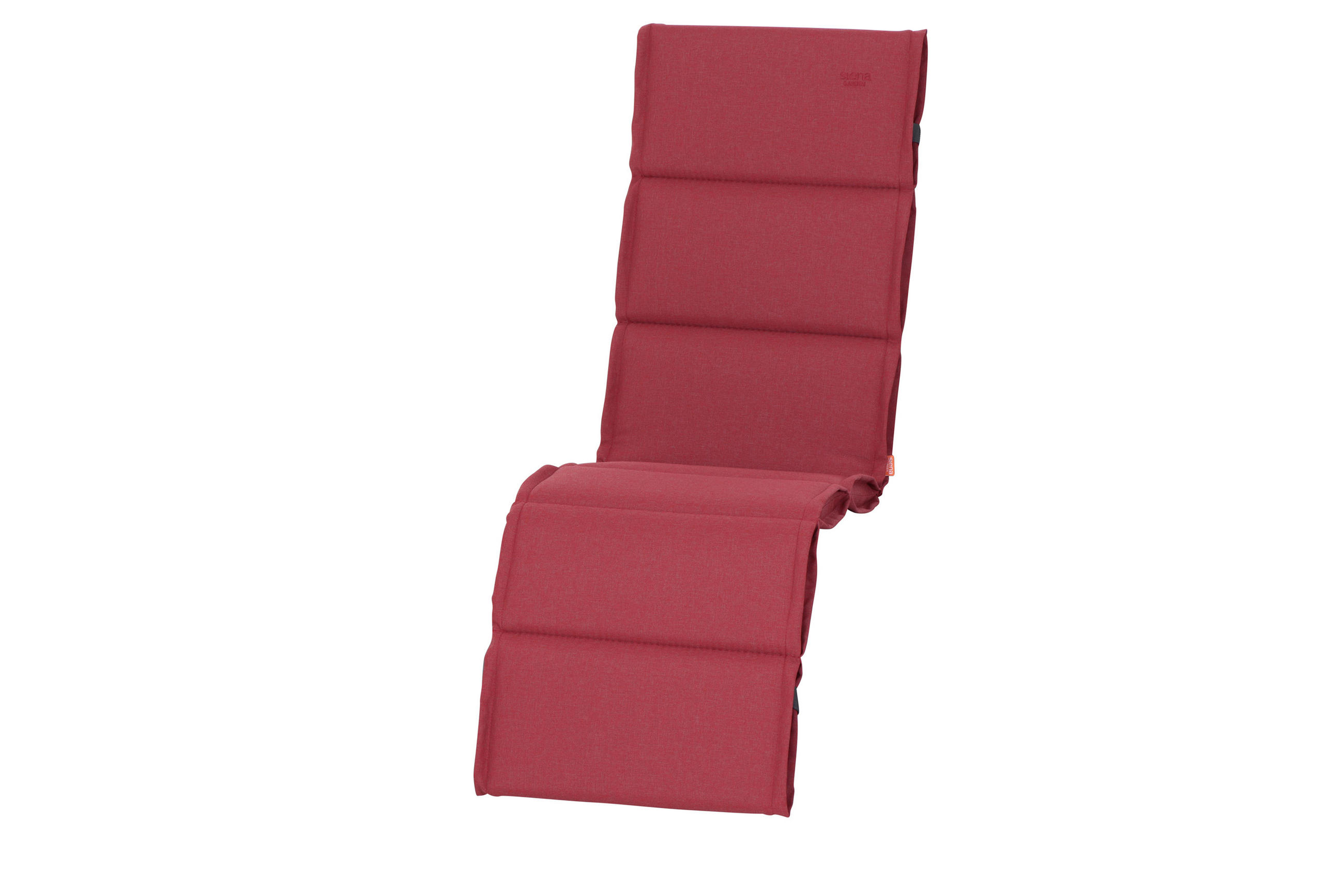 Siena Garden Liegenauflage Rot 48x6x160 cm