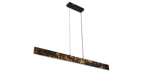 LED-HÄNGELEUCHTE Oxira 110/7/120 cm  - Multicolor/Schwarz, Design, Kunststoff/Metall (110/7/120cm) - Dieter Knoll