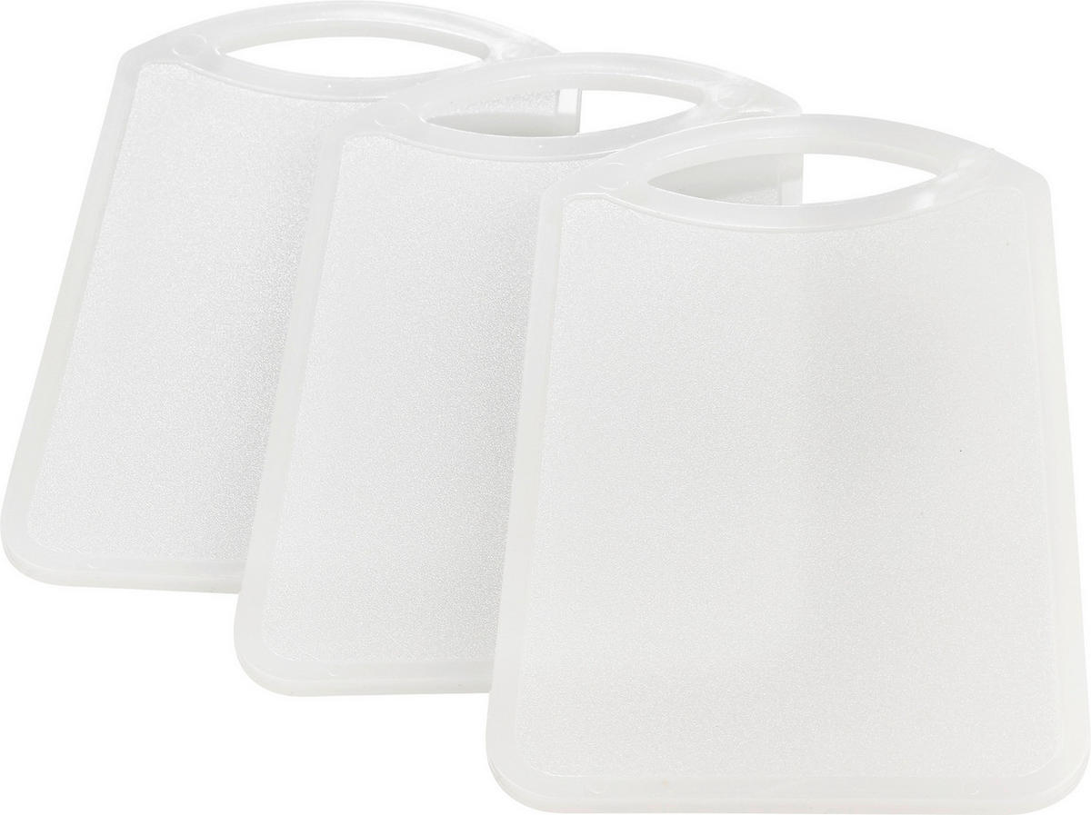 Set tocătoare - alb, Basics, plastic (15/25/1cm) - Homeware Profession.