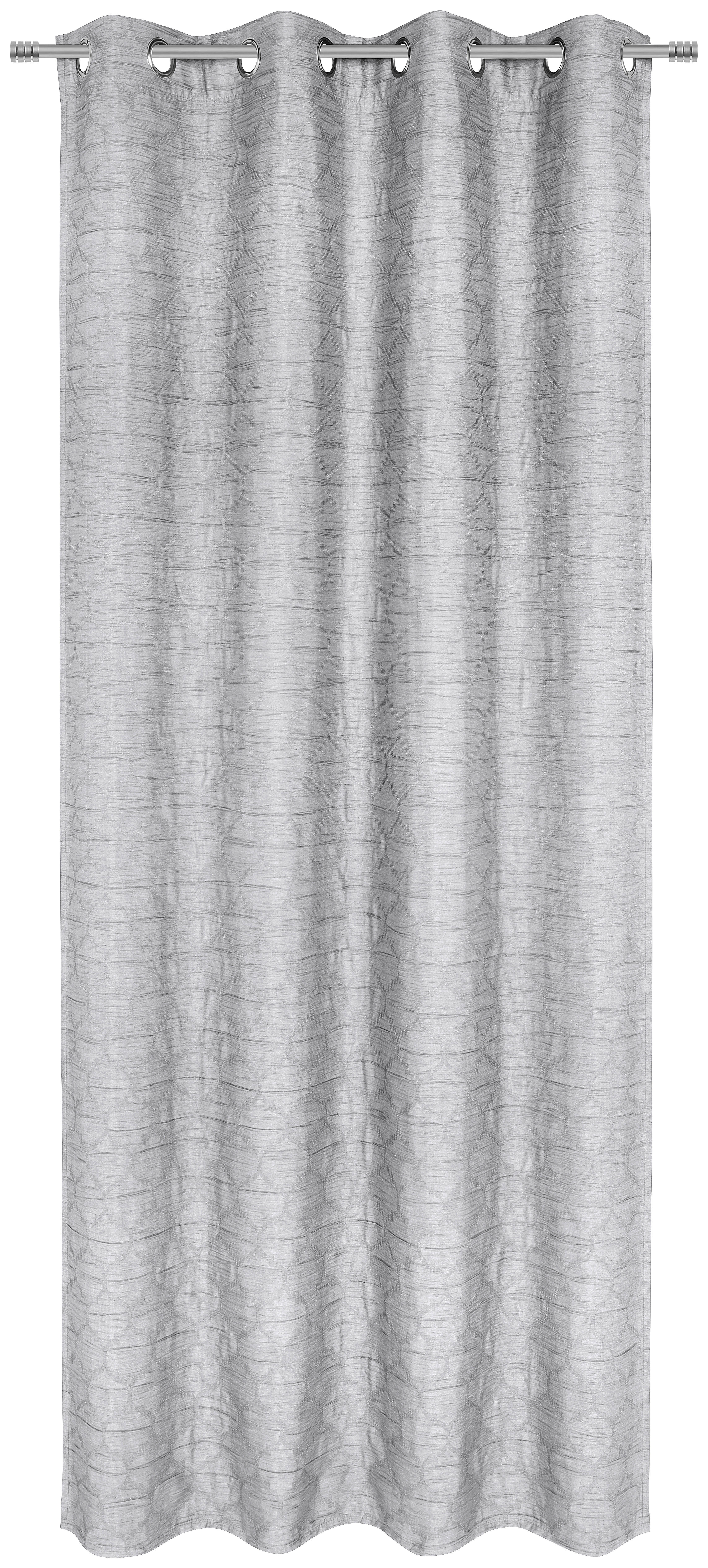 ÖSENSCHAL black-out (lichtundurchlässig) 135/245 cm   - Silberfarben, Basics, Textil (135/245cm) - Esposa