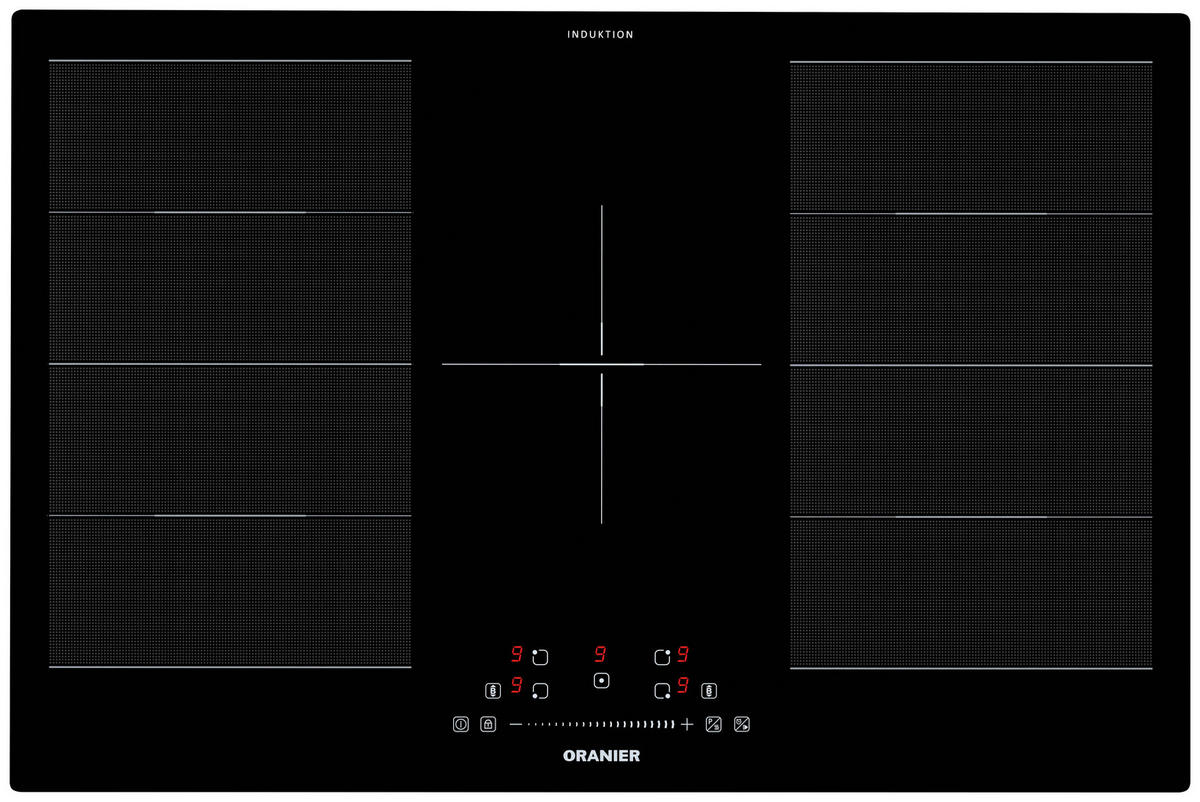 INDUKTIONSKOCHFELD FLI580  - Schwarz, Basics, Glas (78/5,5/52cm) - Oranier