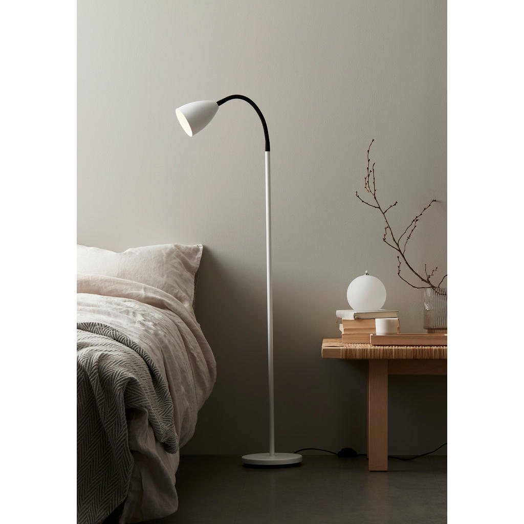 Thumbnail - Belid Stehleuchte Trotsig, Weiß, Metall, 120.9 cm, CE, Lampen & Leuchten, Innenbeleuchtung, Stehlampen, Stehlampen