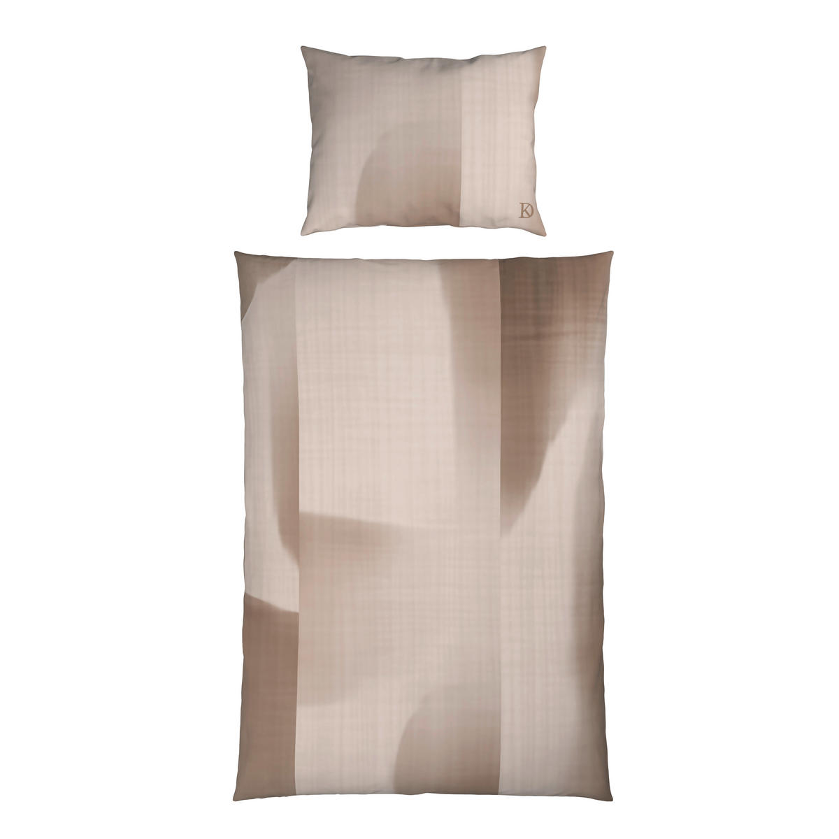 BETTWÄSCHE 2-teilig Satin 140/220 cm  - Taupe, Design, Textil (140/220cm) - Dieter Knoll