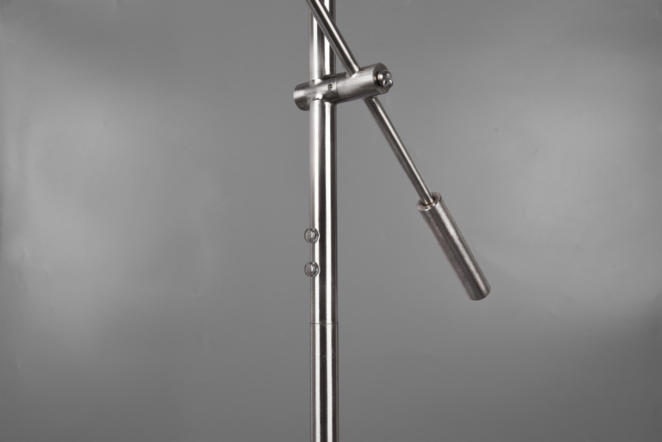 PODNA LED LAMPA - boja nikla, Osnovno, metal (180/28/50cm)