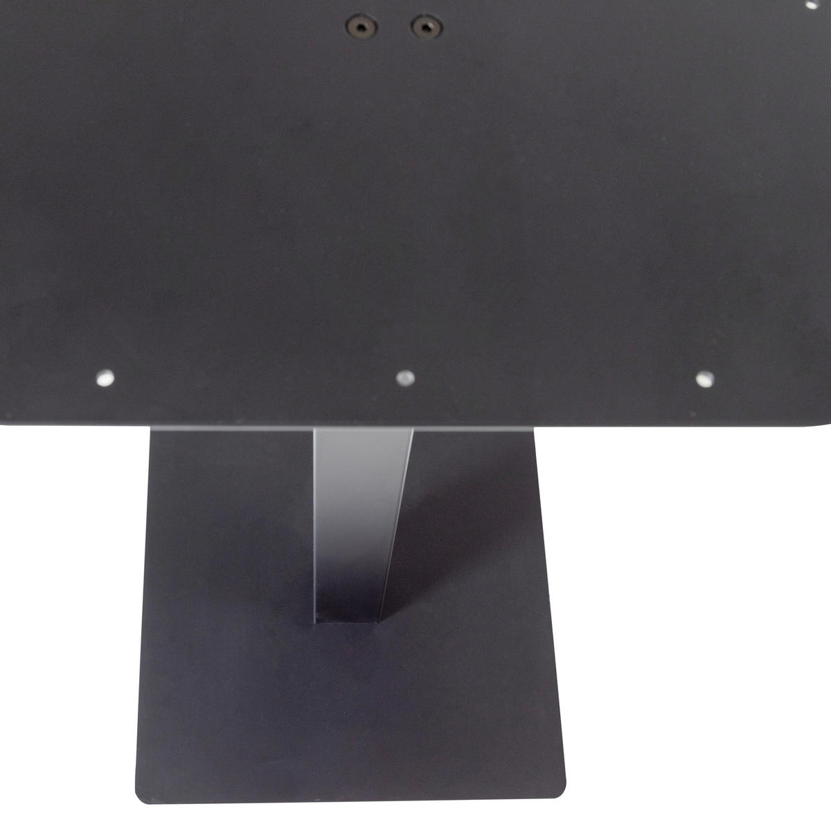 TISCHGESTELL in Metall 50/50/105 cm   - Schwarz, MODERN, Metall (50/50/105cm) - Livetastic