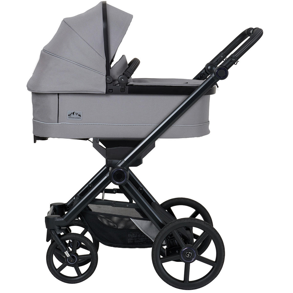 KINDERWAGENSET IVY GTR Outdoor HB  - Schwarz/Grau, Basics, Textil/Metall (94/58/119cm) - Hartan