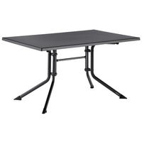 GARTENKLAPPTISCH 140/95/74 cm Metall, Kunststoff rechteckig  - Anthrazit, Basics, Kunststoff/Metall (140/95/74cm) - Kettler