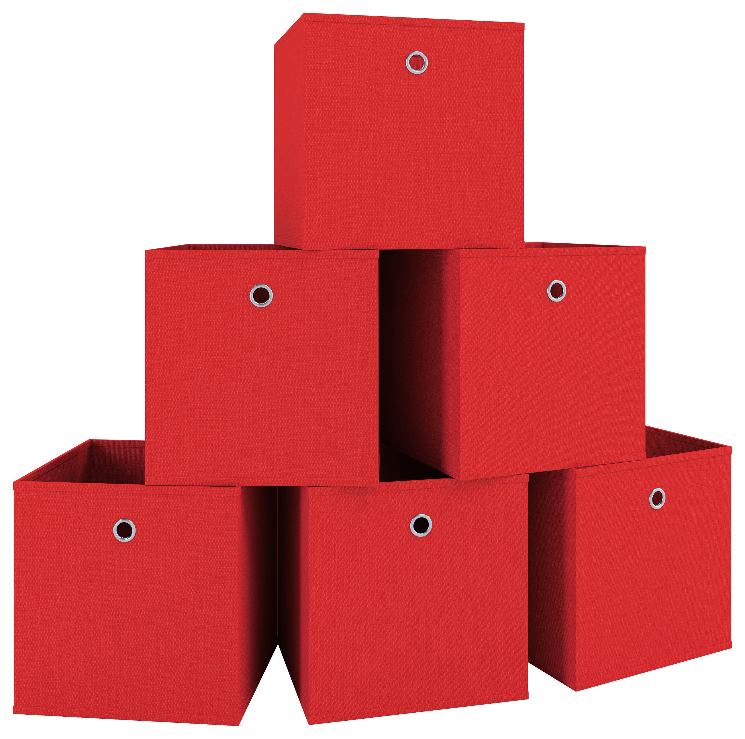 FALTBOX - Rot, Basics, Kunststoff (27/28/27cm) - MID.YOU
