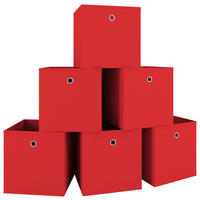 FALTBOX  - Rot, Basics, Kunststoff (27/28/27cm) - MID.YOU