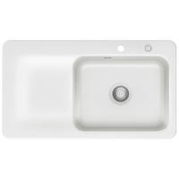 SPÜLE Juna 90 / 50140212  - Weiß Hochglanz, Basics, Keramik (90/20/51cm) - Systemceram