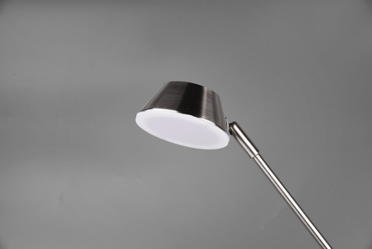 PODNA LED LAMPA - boja nikla, Osnovno, metal (180/28/50cm)