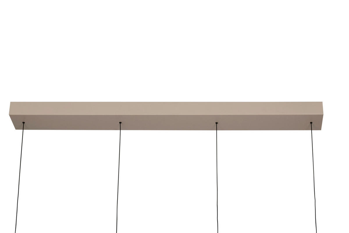 LED-HÄNGELEUCHTE Bellevue 118/17,5/180 cm  - Sandfarben, Design, Metall (118/17,5/180cm) - Dieter Knoll