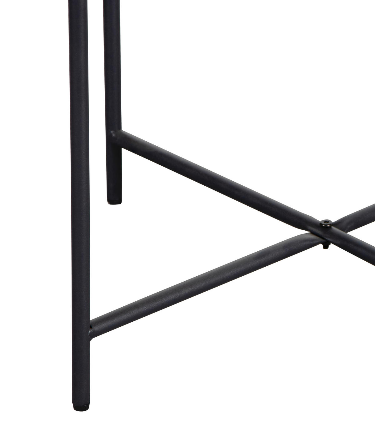 SIDOBORD i metall, glas 51/51/53 cm  - svart, Basics, metall/glas (51/51/53cm) - Boxxx
