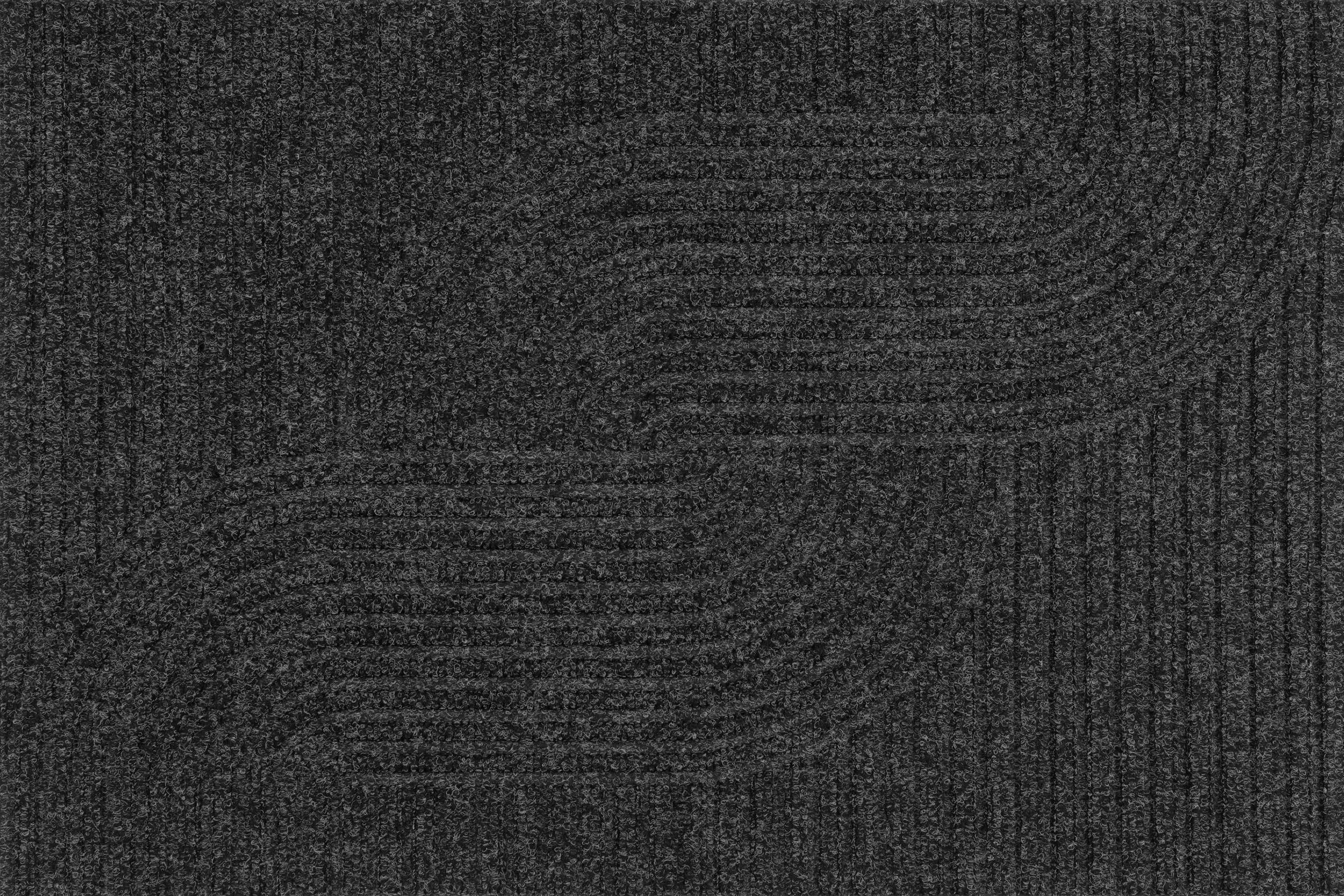 FUßMATTE 60/90 cm Loop dark grey  - Grau, Design, Kunststoff/Textil (60/90cm) - wash+dry