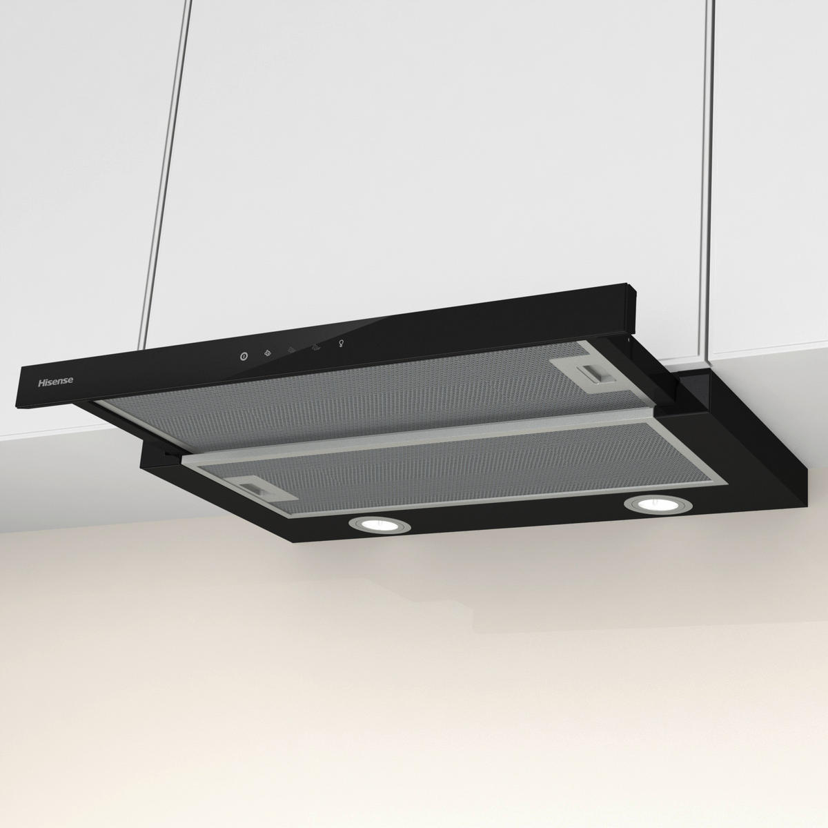 DUNSTABZUGSHAUBE MH6TL4TB  - Schwarz, Basics, Kunststoff/Metall (60/17/30,6cm) - Hisense