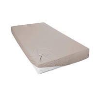 SPANNLEINTUCH 100/200 cm Jersey  - Braun, Basics, Textil (100/200cm)
