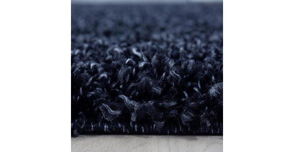 HOCHFLORTEPPICH 120 cm Life 1500 Dunkelblau - Dunkelblau, KONVENTIONELL, Textil (120cm) - Novel