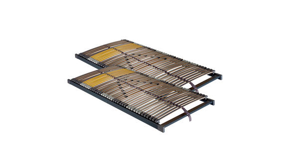 LATTENROSTSET 200/200 cm  - Anthrazit/Gelb, Basics, Holz/Kunststoff (200/200cm) - Novel