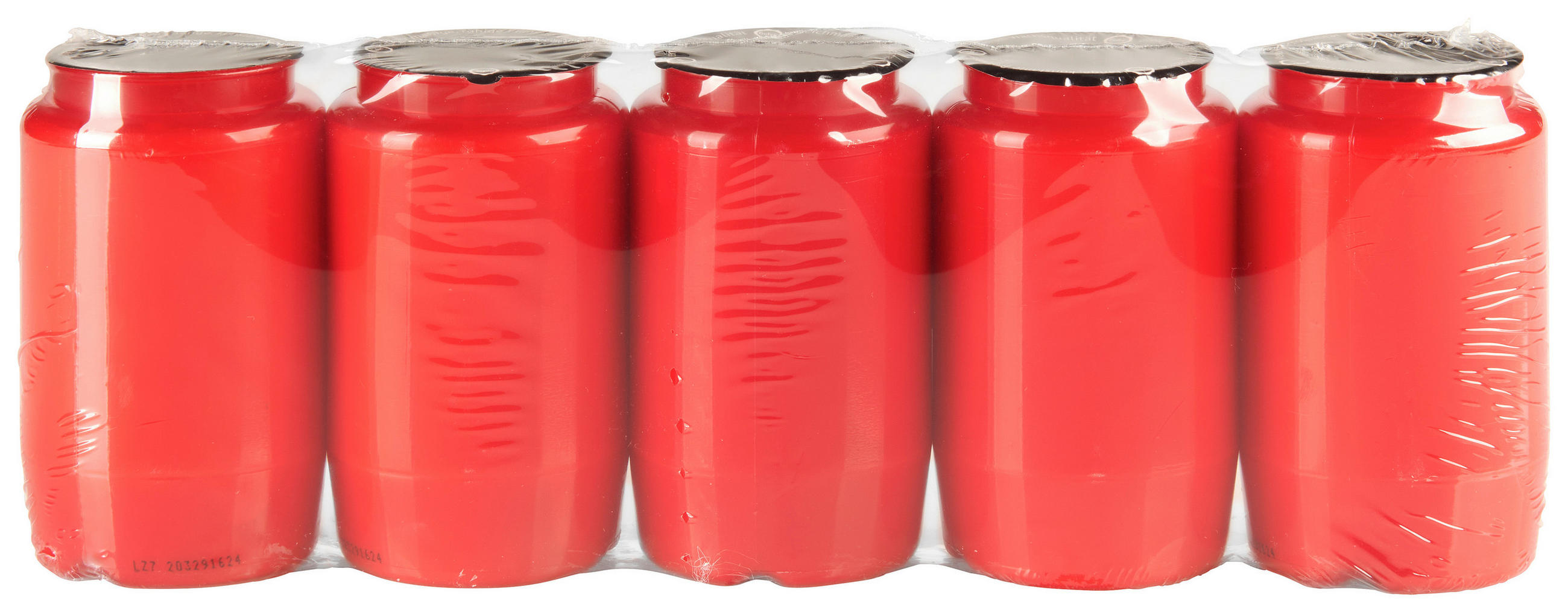 KAHANEC 5 ks - červená, Basics, plast (28,5/5,9/9,5cm)