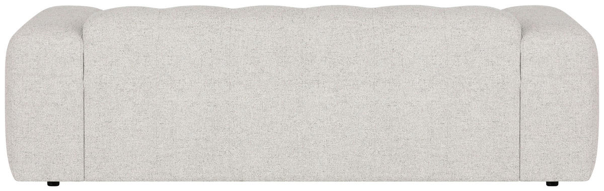 3-SITS SOFFA i flatväv beige  - beige/svart, Modern, metall/trä (250/75/105cm) - Niels Andersson