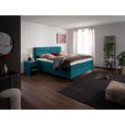 BOXSPRINGBETT 240/220 cm  in Blau  - Blau/Schwarz, KONVENTIONELL, Textil/Metall (240/220cm) - Esposa