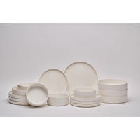 KOMBISERVICE Weiß Kyoto striscia 16-teilig 4 Personen  - Weiß, Trend, Keramik - Novel