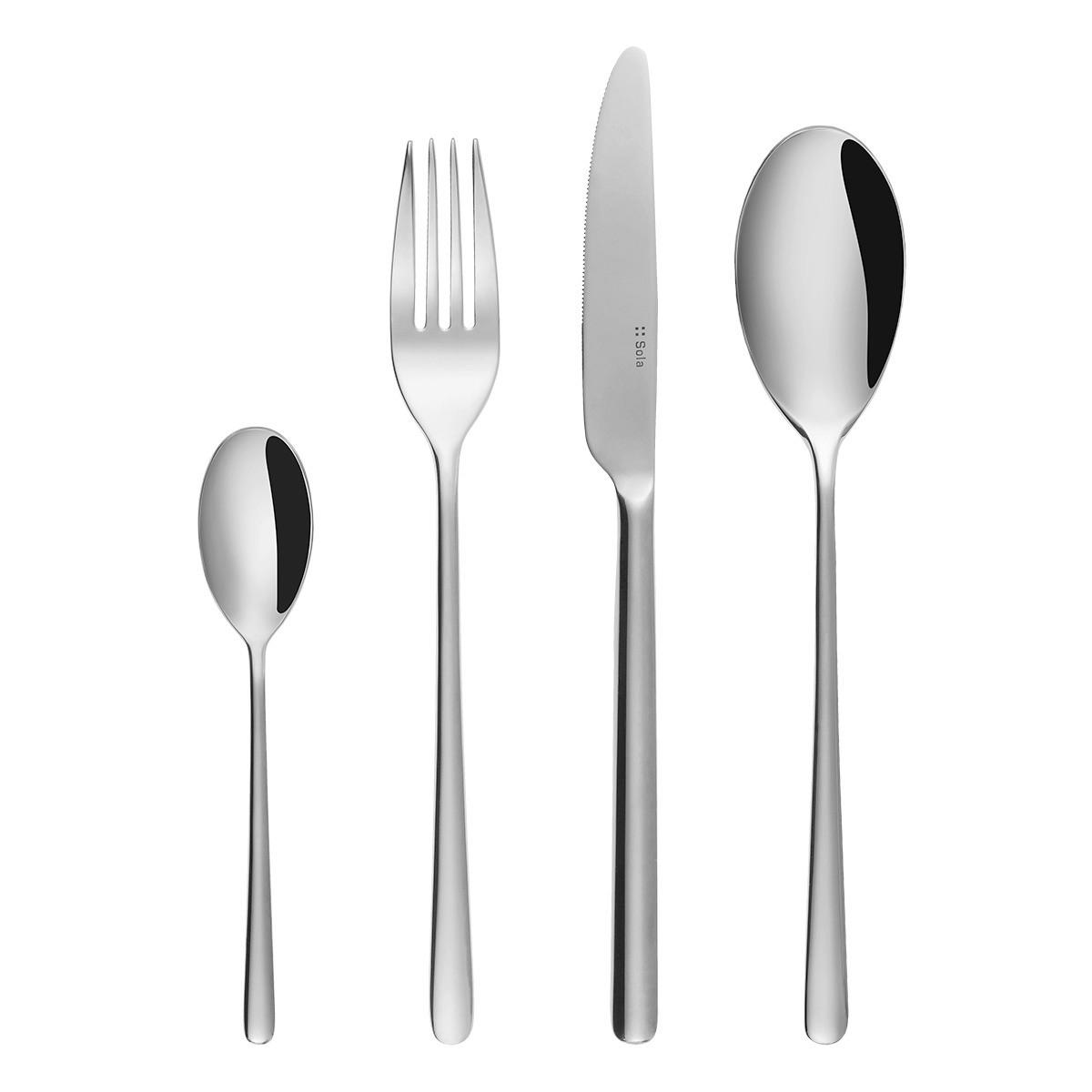 BESTECK-SET 42-teilig  Lexington  - Basics, Metall (44/33/5cm) - Sola