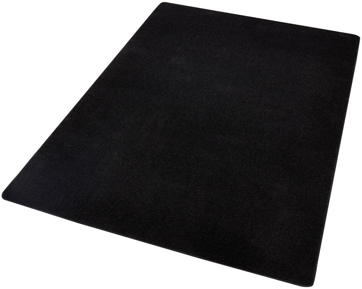 FLACHWEBETEPPICH 100/150 cm Fancy Schwarz  - Schwarz, Basics, Kunststoff (100/150cm)