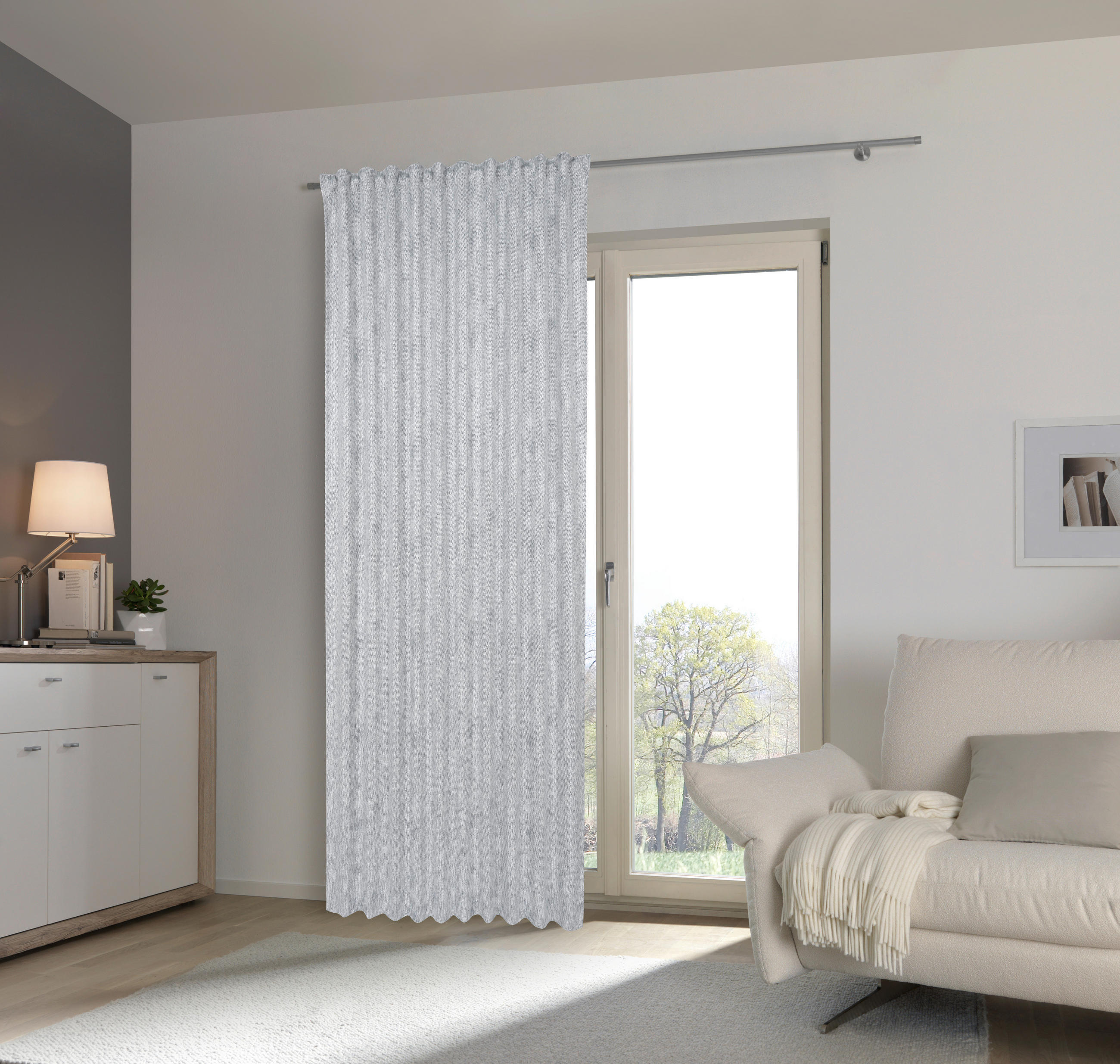 FERTIGVORHANG  blickdicht   140/245 cm  - Schwarz, Basics, Textil (140/245cm) - Esposa