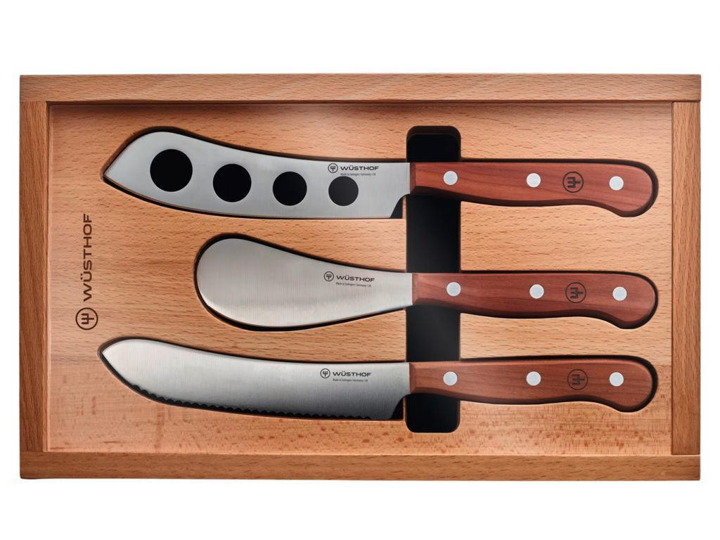 SET NOŽEVA ZA SIR    3-dijelni     - Basics, drvo/metal (28/18,5/3,8cm)