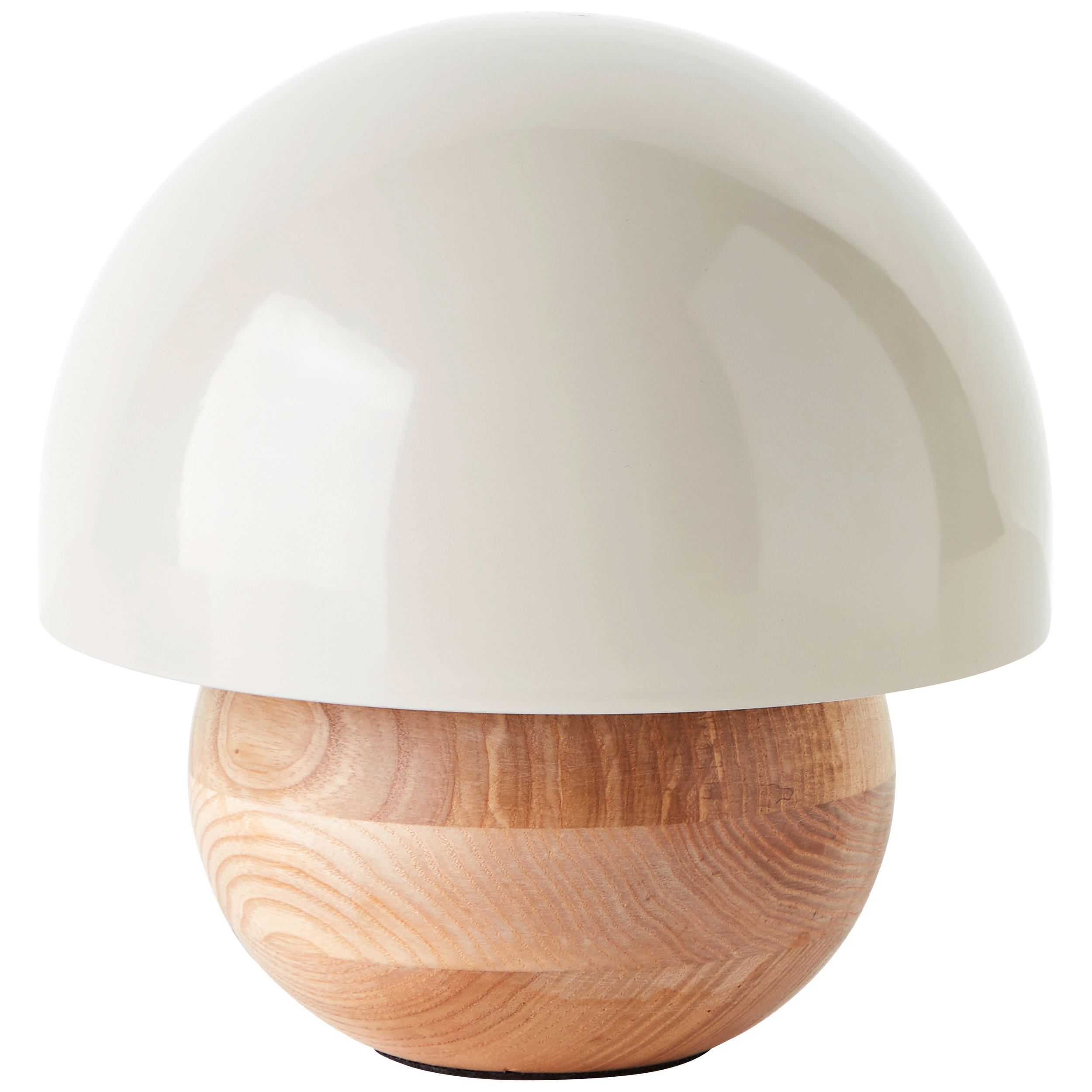 TISCHLEUCHTE 20/20,2 cm   - Hellbraun/Grau, Basics, Holz/Metall (20/20,2cm)