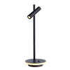 LED-TISCHLEUCHTE Brahe 15/45 cm   - Schwarz, KONVENTIONELL, Metall (15/45cm)