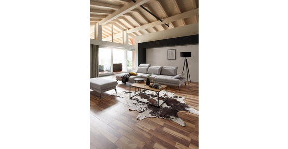 COUCHTISCH in Holz 100/60/41,5 cm - Eichefarben/Schwarz, Design, Holz/Metall (100/60/41,5cm) - Johann Jakob