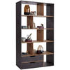 PREDELNA STENA 110/185/32 cm barve hrasta, siva  - siva/barve hrasta, Moderno, leseni material (110/185/32cm) - Carryhome