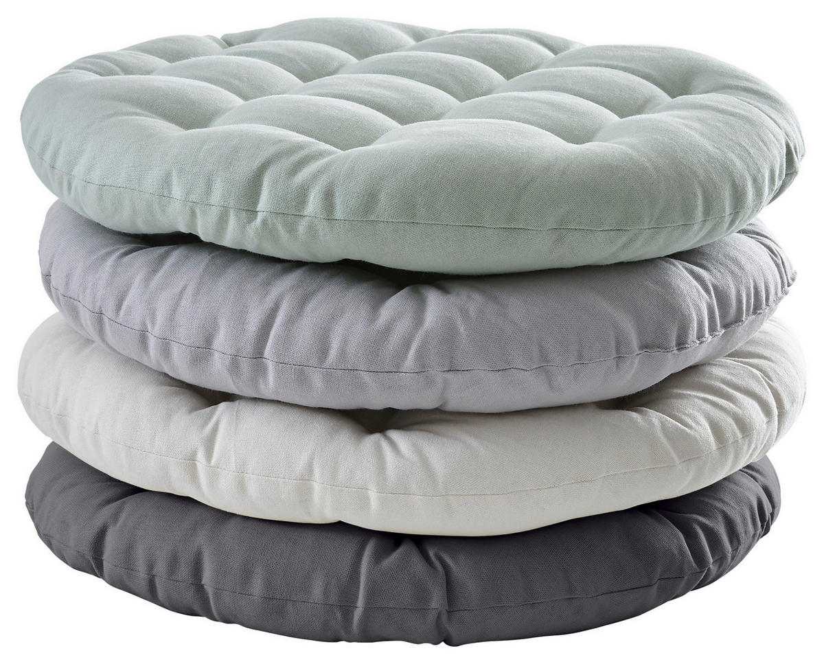 PERNĂ PENTRU ȘEZUT   40 cm  - alb, Design, textil (40cm) - Esposa
