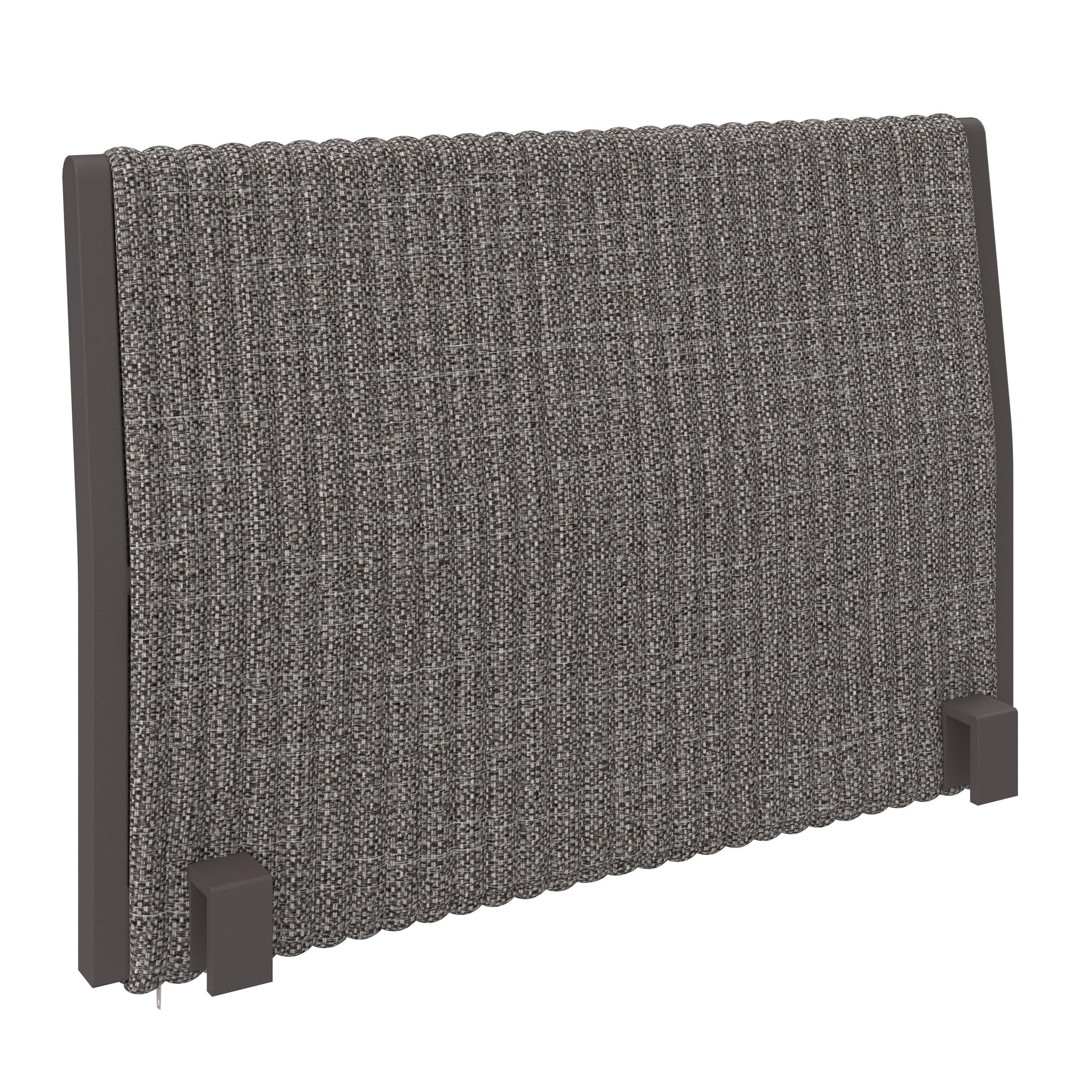 ARMLEHNE   - Dunkelgrau/Anthrazit, Design, Textil/Metall (65/45/7cm) - Dieter Knoll