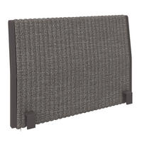 ARMLEHNE   - Dunkelgrau/Anthrazit, Design, Textil/Metall (65/45/7cm) - Dieter Knoll