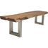 SITZBANK Akazie massiv Akaziefarben - Akaziefarben, LIFESTYLE, Holz/Metall (180/45/45cm) - Kare-Design