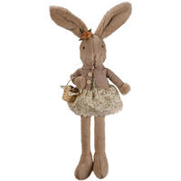 DEKOHASE - Beige/Braun, LIFESTYLE, Naturmaterialien/Kunststoff (20/72/12cm)