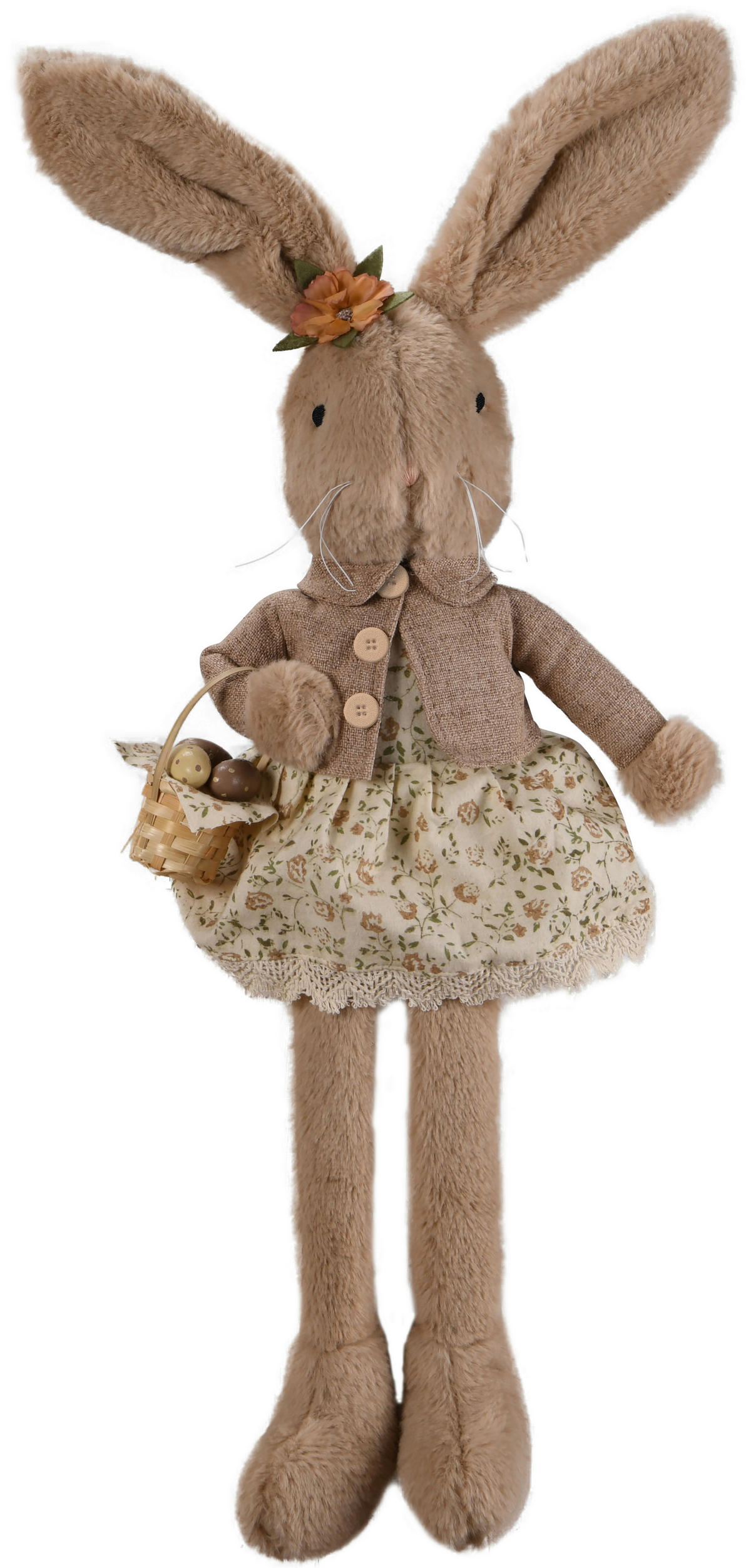 DEKOHASE - Beige/Braun, LIFESTYLE, Naturmaterialien/Kunststoff (20/72/12cm)